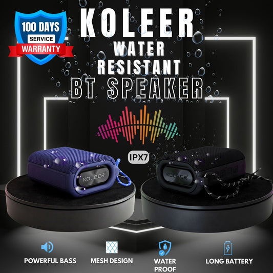 KOLEER S31 WATER RESISTANT BT-SPEAKER