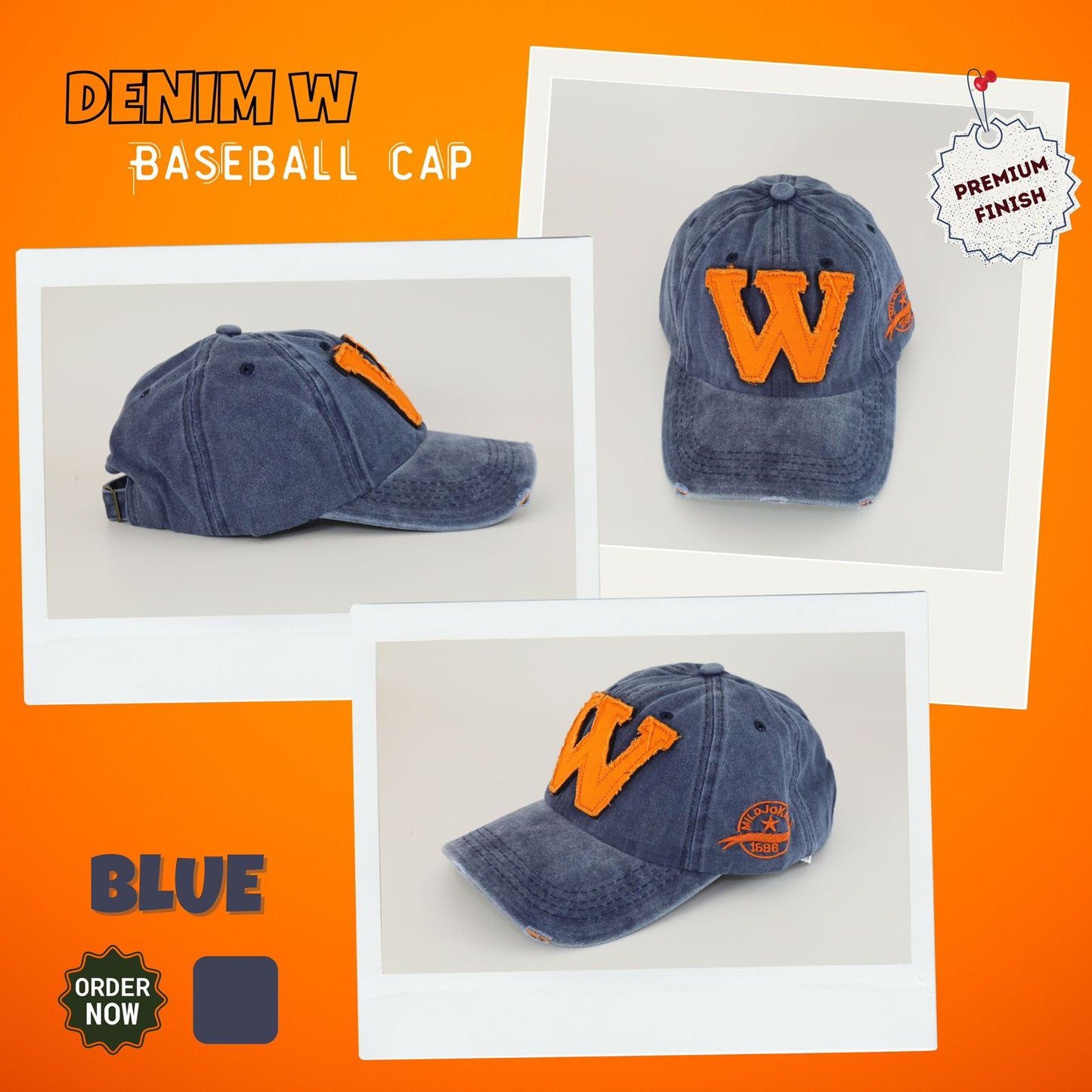 DENIM BASEBALL CAP